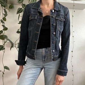 Kut From The Kloth Dark Wash Denin Jacket